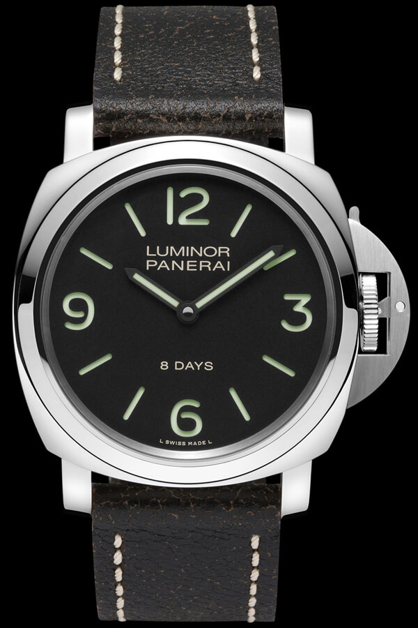 LUMINOR BASE 8 DAYS ACCIAIO( Ø 44 MM ) / PAM00560